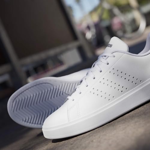 Adidas Women's Advantage 2.0 White Shadow Navy Size 7.5 Casual Sneakers