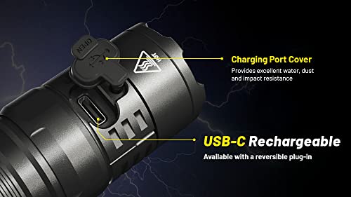 Nitecore P23i Tactical Flashlight 3000 Lumens USB-C Rechargeable Long Throw
