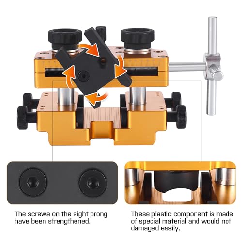 Sight Pusher Tool with Heavy-Duty Aluminum Frame and Rotatable Sight Prong - Aluminum Variation