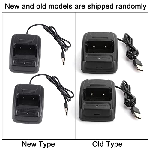 USB Dual Charger Dock for Baofeng Walkie Talkies BF666S BF777S BF888S H777 R888s Plus