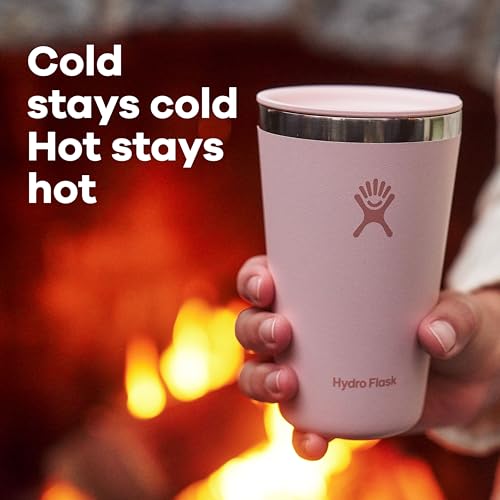 Hydro Flask 16 Oz All Around Tumbler with Press-In Lid - Birch Gray Insulated Travel Mug