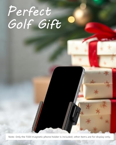 Magnetic Golf Cart Phone Holder Mount - 360° Rotation, Universal Fit, Easy Installation