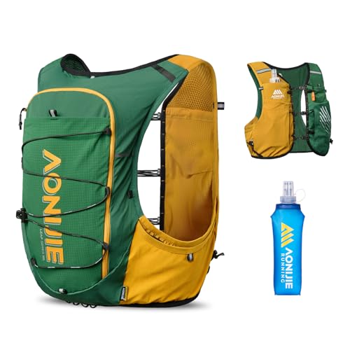 AONIJIE Large Men Women Running Hydration Vest with 500ml Soft Flask