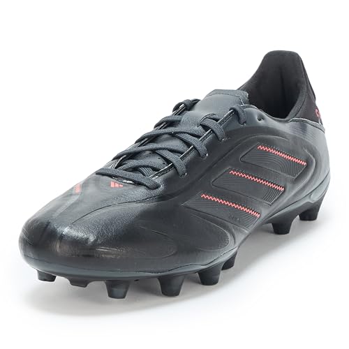 adidas Copa Pure 3 League Soccer Cleats Unisex-Adult 10.5 Women / 9.5 Men Black Carbon Red