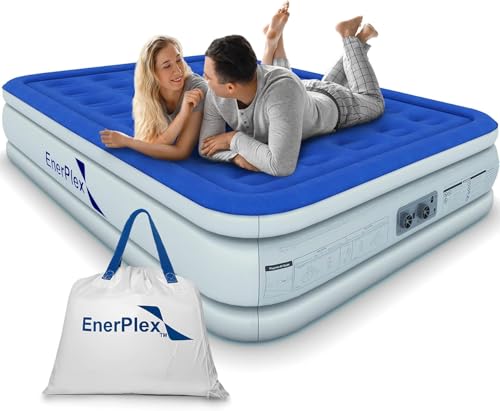 Queen Air Mattress with Built-In Pump - 15 Inch Raised Inflatable Bed