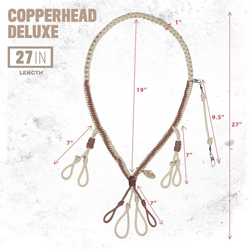 Hunting Lanyard for Calls and Dog Whistle - Paracord with 8 Loops