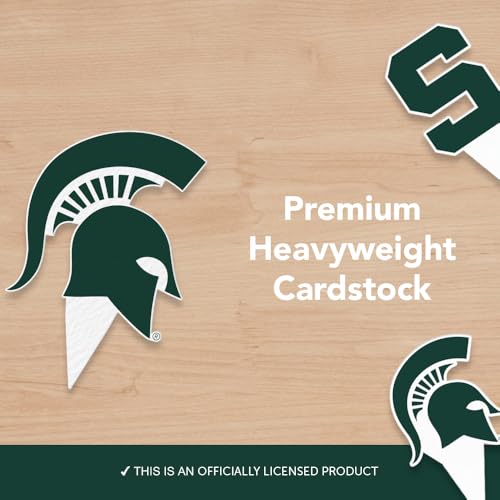 Michigan State Spartans Cake Topper and Food Picks Set - 25 Pieces