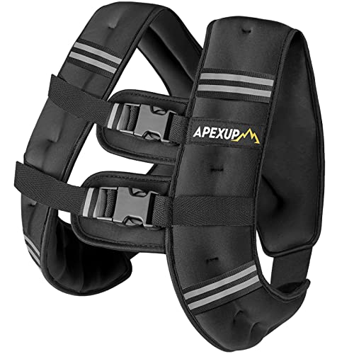 30lb Weighted Vest for Men Women Workout Equipment - Black