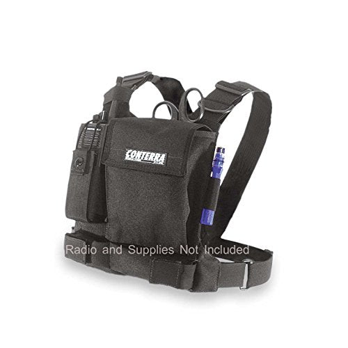 Conterra Tool Chest Radio Chest Harness Black - Medics & Technicians Gear