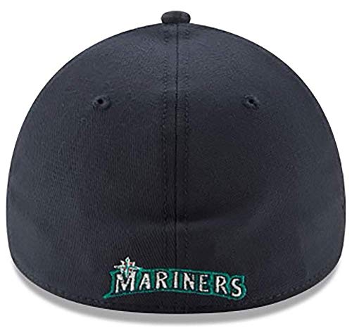 Unisex MLB Seattle Mariners Classic 39THIRTY Blue Baseball Cap - Stretch Fit