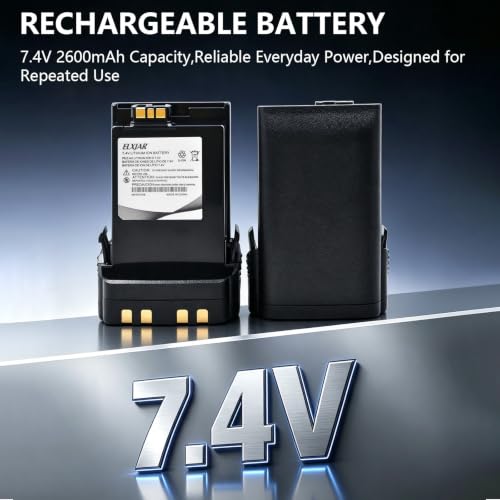 7.4V 2600mAh Lithium-Ion Battery for Motorola APX Series Radios - NNTN7038A Compatible