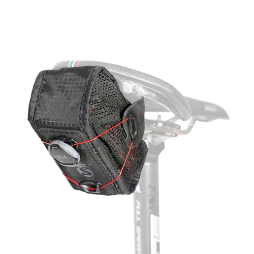 Expandable Bike Seat Bag for Road and Gravel Bikes with BOA Closure