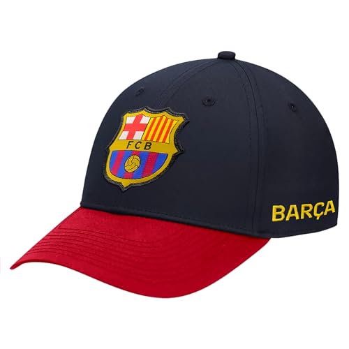 Unisex FC Barcelona Cap - Officially Licensed Sports Hat, Navy, One Size
