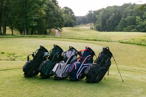 Mizuno BR-DX 14-Way Hybrid Golf Stand Bag Navy Red - Cart & Walking Support