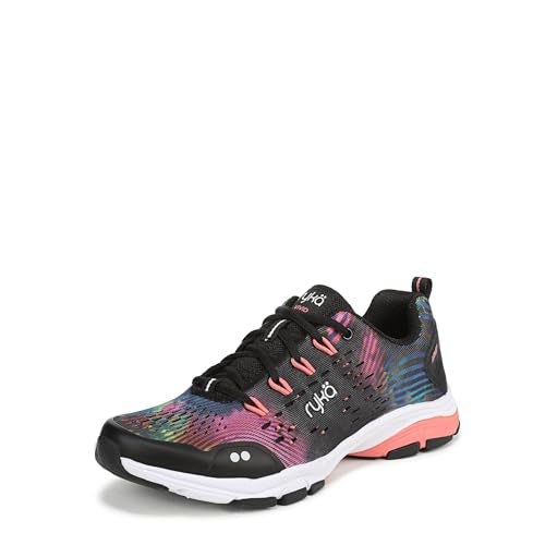 Women's Cross-Training Sneakers - Black Tie Dye, 8.5, Athletic Shoes