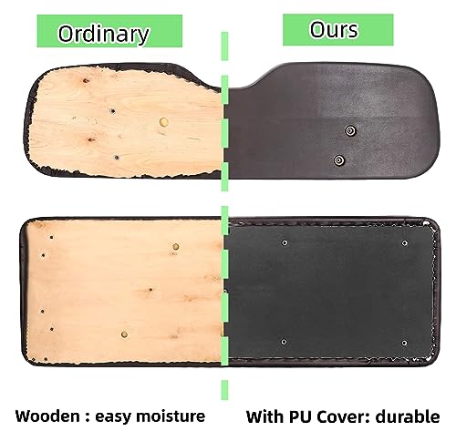 Universal Rear Seat Cushion for EZGO Club Car Yamaha Golf Cart Beige - Flip Seat Compatible
