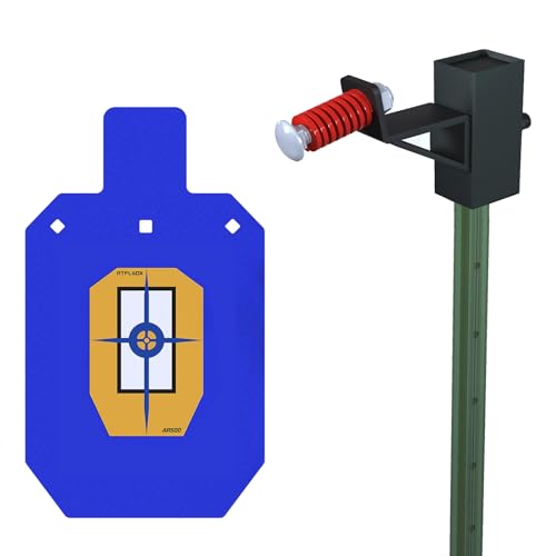 Atflbox B- T10x16 inch Steel Target with T-Post Hanger for Shooting, 1/2 Inch Thick AR500 Meta