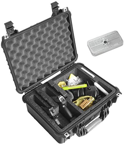 Heavy Duty Waterproof Pistol & Magazine Case with Accessory Pocket – TSA Approved, Rust Prevention