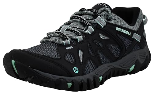 Merrell Women's All Out Blaze Aero Sport Shoes - Black/Aventurine 8.5