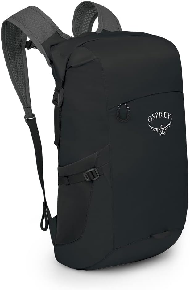 Osprey Ultralight 20L Dry Stuff Pack - Lightweight Waterproof Storage Solution, Black