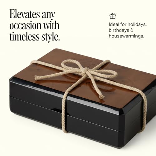 Preston Lane Chester Wooden Game Box Set with Cards & Dice - Home Decor & Game Storage