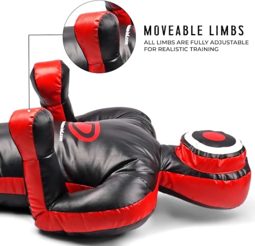 REBX 180cm Multicolor Grappling Dummy for MMA BJJ Wrestling Self-Defense Training