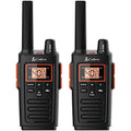 CBRA RX380 Walkie Talkies 2-Pack - Pre-Programmed, Weather-Resistant, 40 Channels
