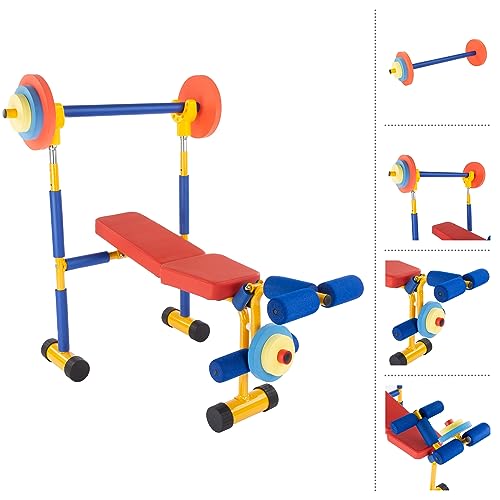 Kids Weight Bench Set - Toddler Exercise Equipment for Strength & Play — Hey! Play!