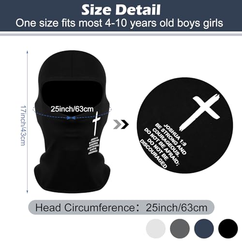 Cross Full Face Ski Mask Balaclava for Winter Sports - Shyyween 4 Pack