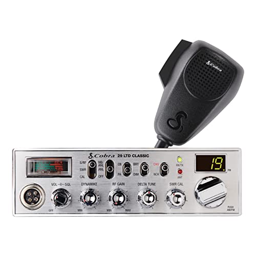 CB Radio Cobra 29 LTD Classic AM/FM Emergency Communication - 40 Channels, Instant Channel 9, 4W, Black - Variation: Standard, 29 LTD Classic, CB Radio