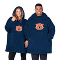 NCAA Unisex Oversized Sherpa Pullover Hoodie - Auburn Tigers Team Color, One Size