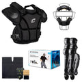Varsity Umpire Kit - Professional Baseball Softball Gear Set with Mask Chest Protector & Leg Guards - Variation of Umpire Kit