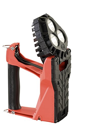 Rechargeable LED Lantern with AC/DC Charger, 1200 Lumens, Orange