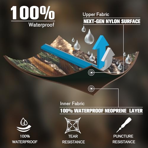 Reed Grass Waterproof Neoprene Hunting Waders with 600G Insulated Boots - Men & Women
