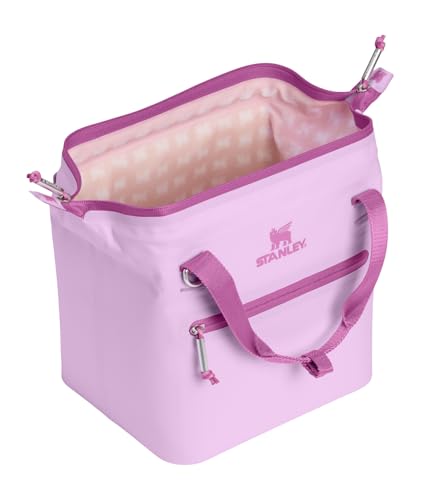 Stanley Soft Cooler Bag Mini - Orchid Insulated Lunch Box with Zipper & Shoulder Strap