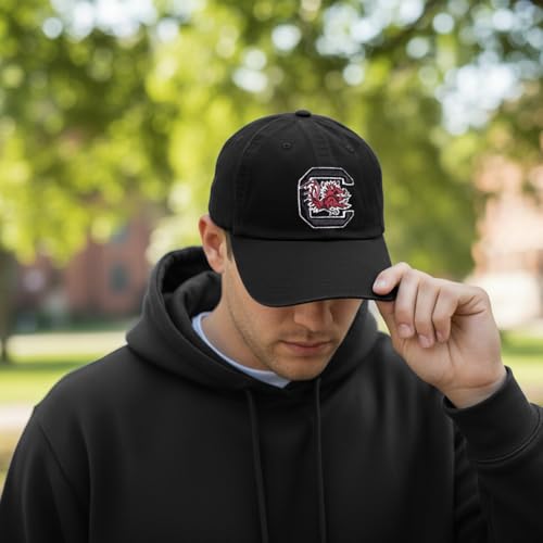 University of South Carolina Embroidered Baseball Hat Cap - Black
