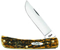 Case XX WR Pocket Knife 2.8” Amber Bone Sod Buster Jr. Made in USA