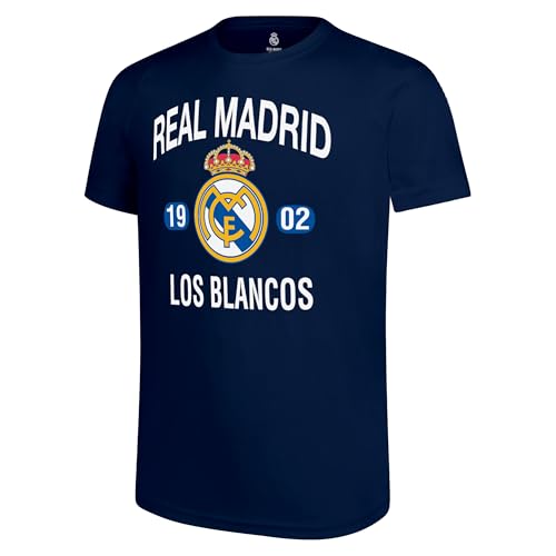 Official Soccer Fan Pack for Real Madrid - Kids Jacket, T-Shirt, Scarf & Ball - White Medium