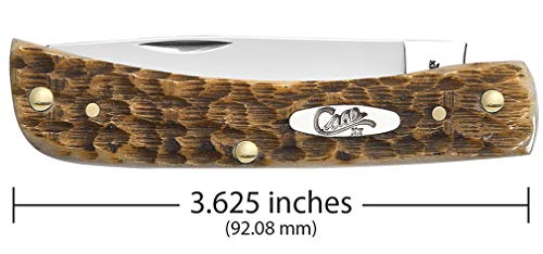 Case XX WR Pocket Knife 2.8” Amber Bone Sod Buster Jr. Made in USA