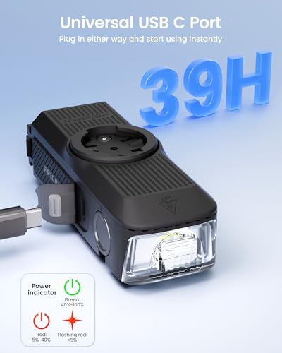 RAVEMEN FR1000 Bike Light with 1000 Lumens, Adjustable Headlight & Handlebar Mount