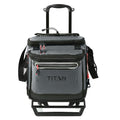 Titan 60 Can Wheeled Cooler with Wheeled Cart - Sharkskin Grey, Ice Up to 3 Days