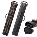 Leatherette Pool Cue Case 3x5 Hard Billiard Stick Holder with 4 Pockets