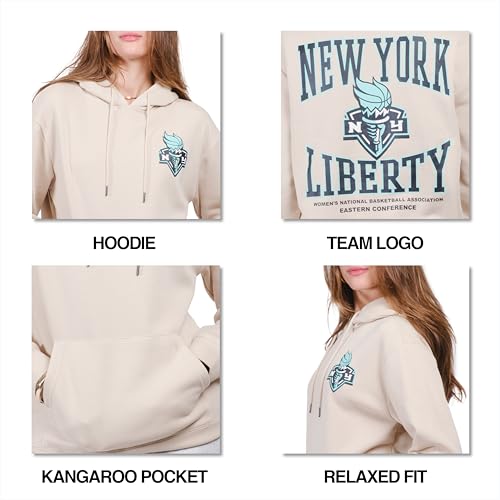 Women's WNBA Official Hoodie Sweatshirt - Los Angeles Sparks Large Sand Variant