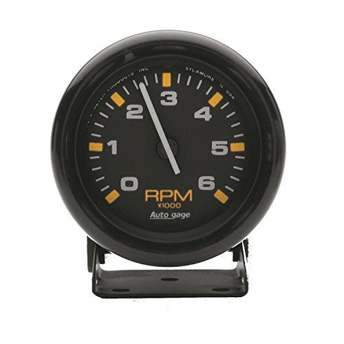 AUTO METER 2306 Mini Tachometer 2.75in Black Dial & Bezel for Cars & Racing