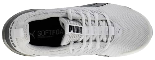 Puma Women's Voltaic Evo Cross Trainer Shoes - White Black Silver 9.5