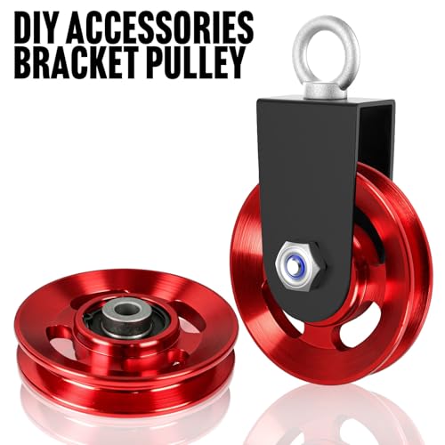 Premium 12-Piece 90mm Aluminum Pulley Wheel Set for Cable Machines & Home Gyms