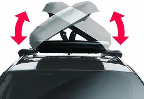 Inno BRM660BK Wedge Cargo Box - 11 Cubic Feet Storage Solution in Gloss Black