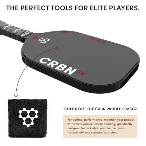 CRBN Pickleball X Series Power Paddle 16mm Control, USAP-Approved