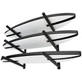 Heavy Duty Wall-Mount Surfboard Rack 3-Layer Paddle & Longboard Storage