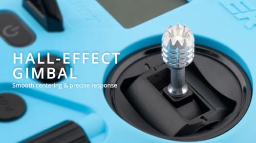 Opus RadioMaster Pocket Crush ELRS Portable Remote Controller Blue with Hall Gimbal & EdgeTX